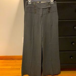 Elevenses wide-legged grey trousers, size 2